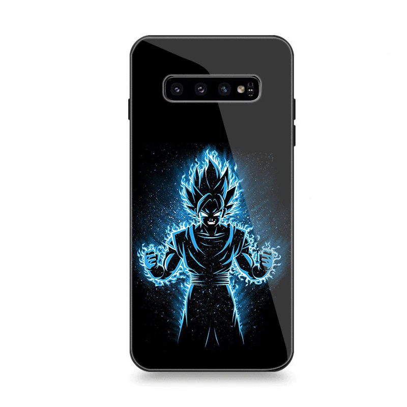 Чехол для телефона Стекло samsung A10 A20 A30 A40 A50 A60 A70 S7 край S8 S9 S10 плюс Dragon Ball Z DBZ Goku |