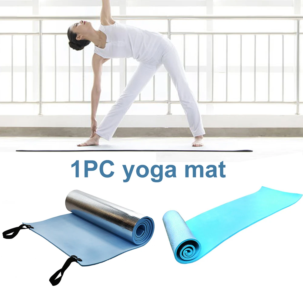 

6mm 10mm Thick EVA Non-slip Yoga Mat Fitness Sports Gymnastic Mat Portable Home Beach Lawn Mat Fitness Equipment Camping XA186A