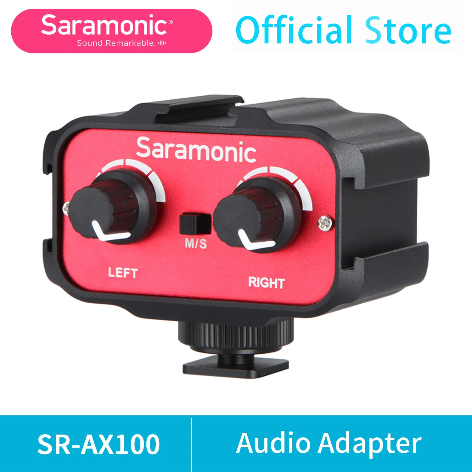 Saramonic SR AX100 Универсальный микрофонный аудио адаптер смеситель со стерео и двойной