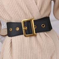 black letter belt woman waist corset belts for women gold buckle luxury brand d cinturon mujer belt elastic wide cummerbunds