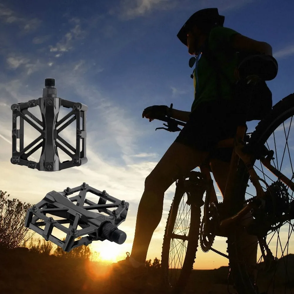 

2pcs Bicycle Pedals Bearing Aluminum Alloy Non-Slip Lightweight Bike Pedal for Road MTB Outdoor Cycling Accessories