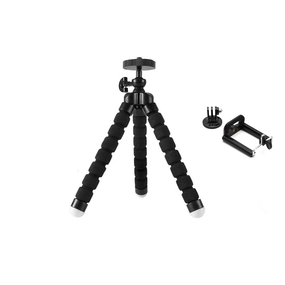 Мини Трипод крепление на мобильный телефон Gopro Hero 8 7 6 5 4 3 + SJcam Xiaomi Yi 1 2 4K аксессуары