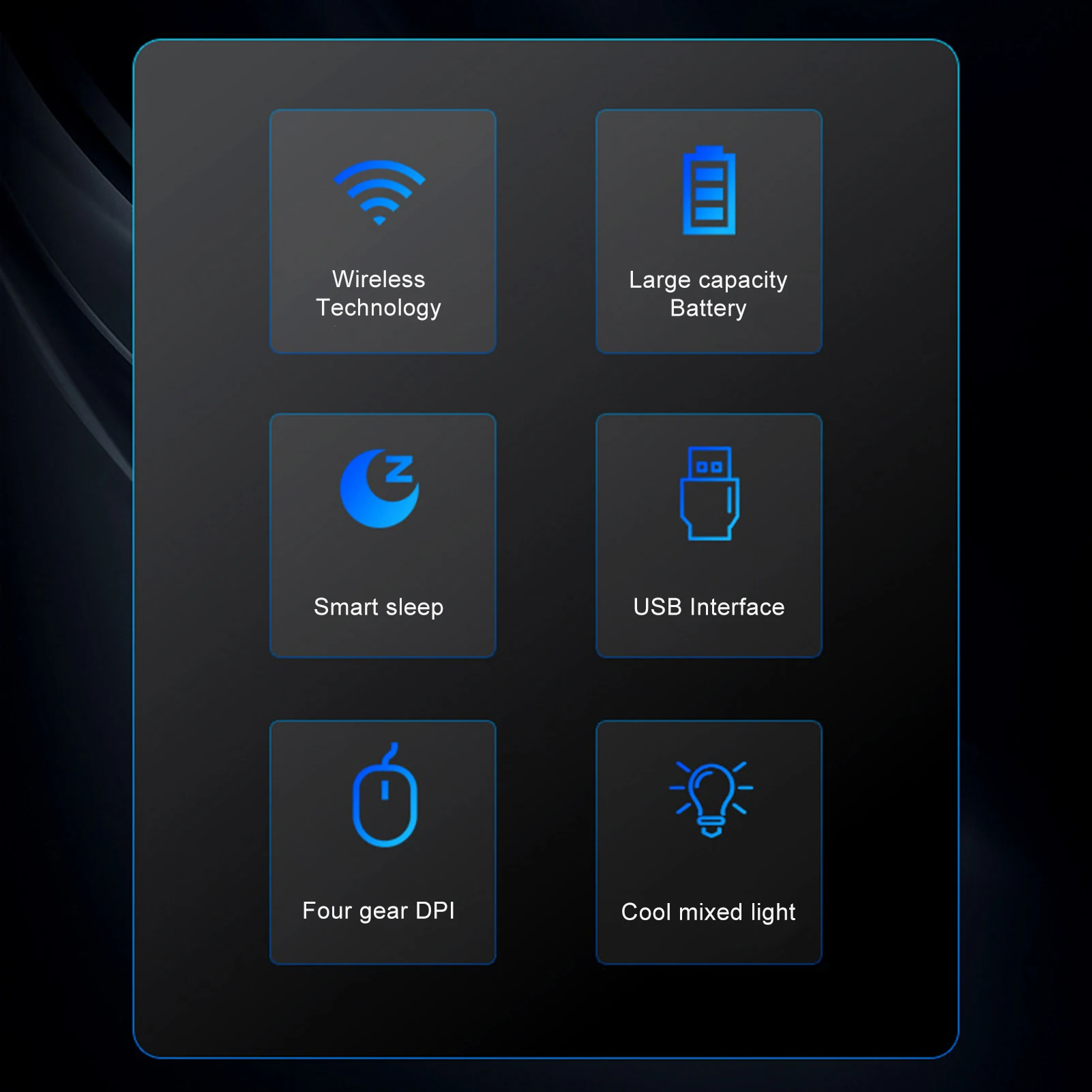 Беспроводная игровая мышь M215 2 4 ГГц с USB приемником перезаряжаемая 800 2400DPI