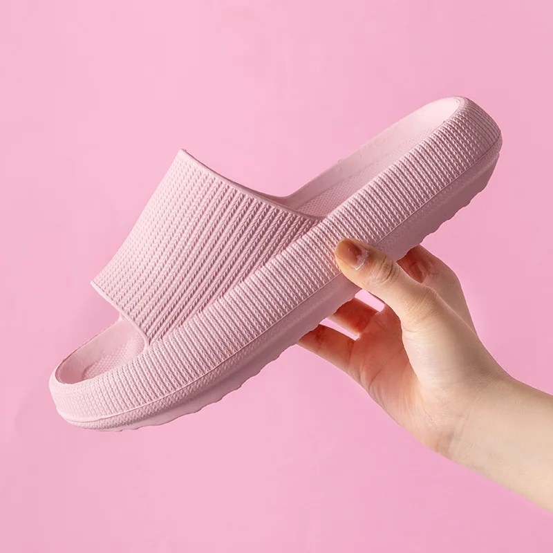 

Women Slippers Bathroom Summer Indoor Home Slides Leaking Household Bath Slipper Men Fast Leak Platform Sandals