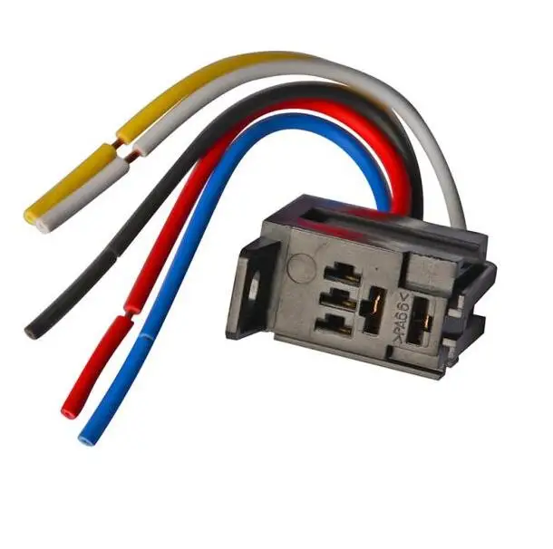

Фиолетовое универсальное автомобильное реле 4-5 pin 40A 12V 24V