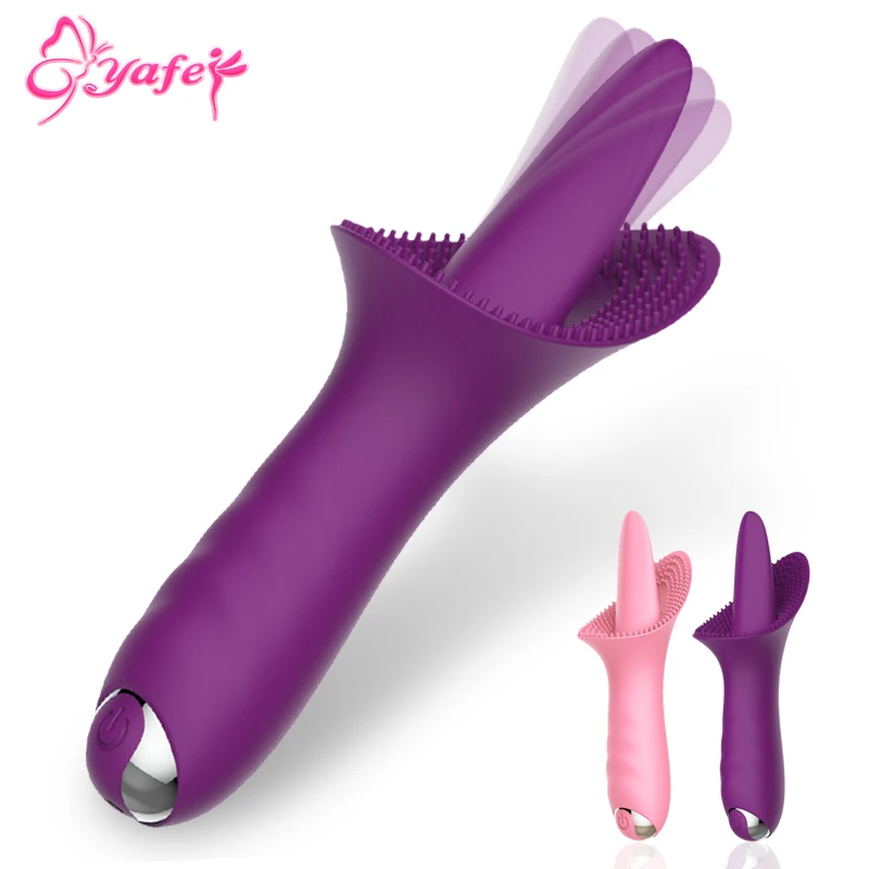 Silicone Innovative G-spot Vibrator Rechargeable Tongue Massage 10 Speed Vibrating Quiet Clitoris Stimulator Sex Toys for Women | Красота и