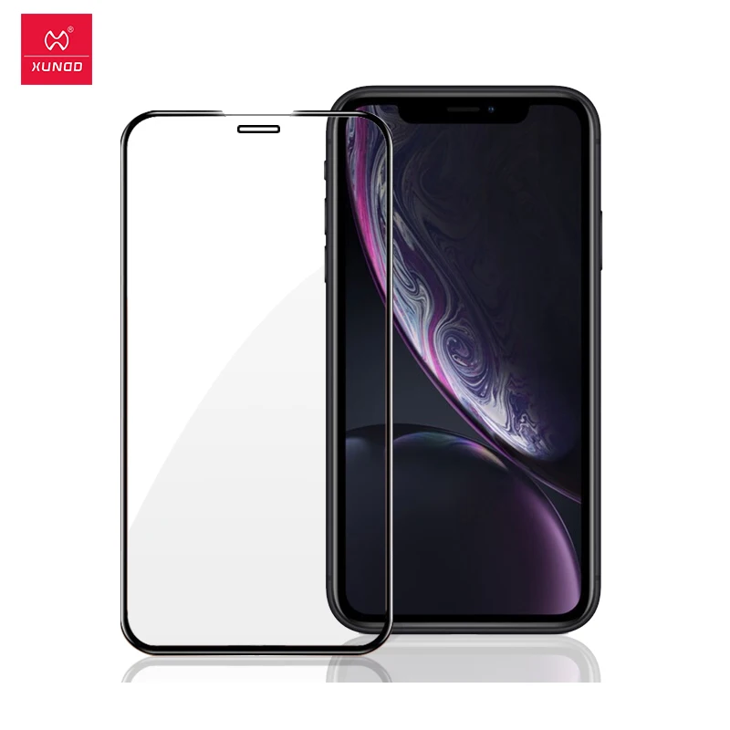 Xundd для iPhone 6 6s plus 7 7s X XS max XR защитное закаленное стекло 2.5D 9H полное Защитное экрана