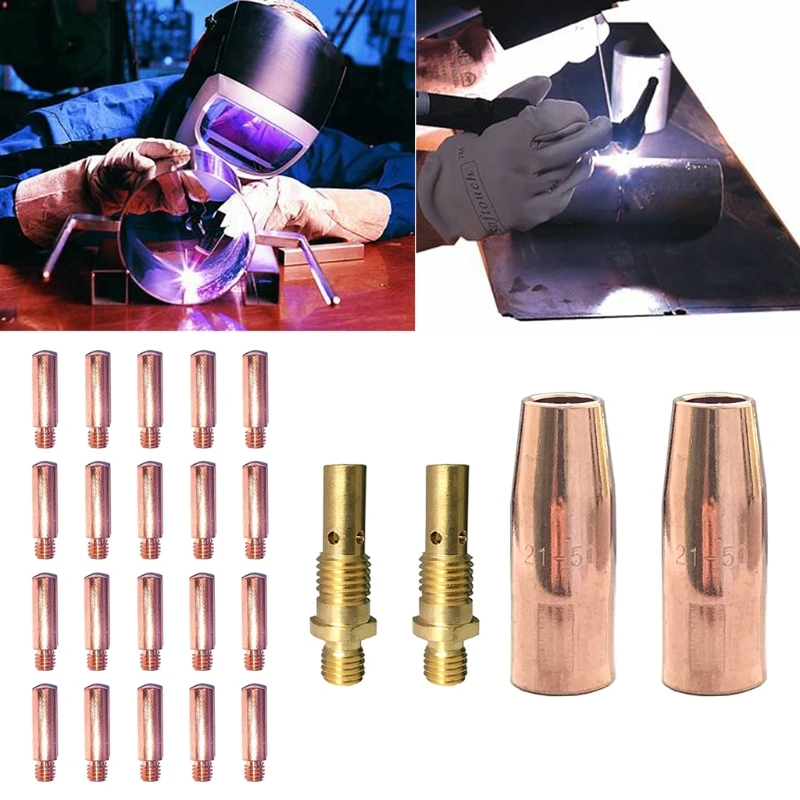 

Mig Welding accessory 0.030" kit for Lincoln Magnum 100L Tweco Mini/#1 Mig : 20pcs Contact Tips 11-30 0.030"