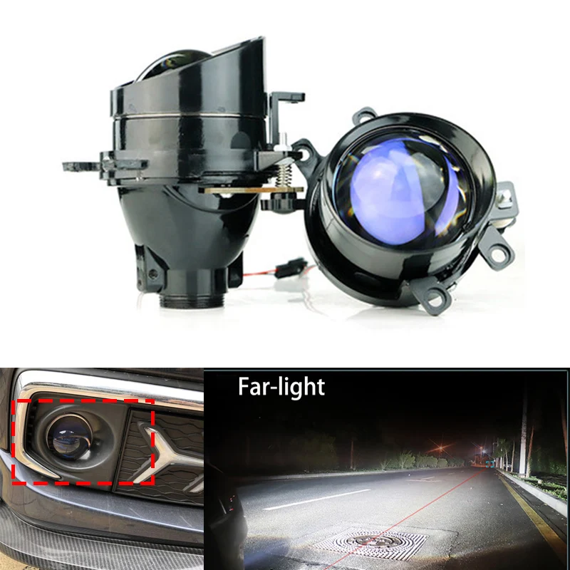 3.0 Inch Fog Light Projector Lens 12000LM Bi-Xenon HID Fog Lamp for Toyota Corolla Yaris Avensis Camry RAV4 Lexus H11