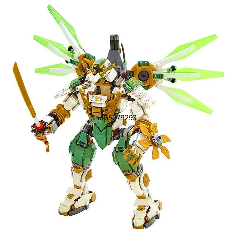 

929pcs New Lloyd Titan Mech Mech Building Blocks with Figures Compatible 70676 DIY Educational Toys for Children
