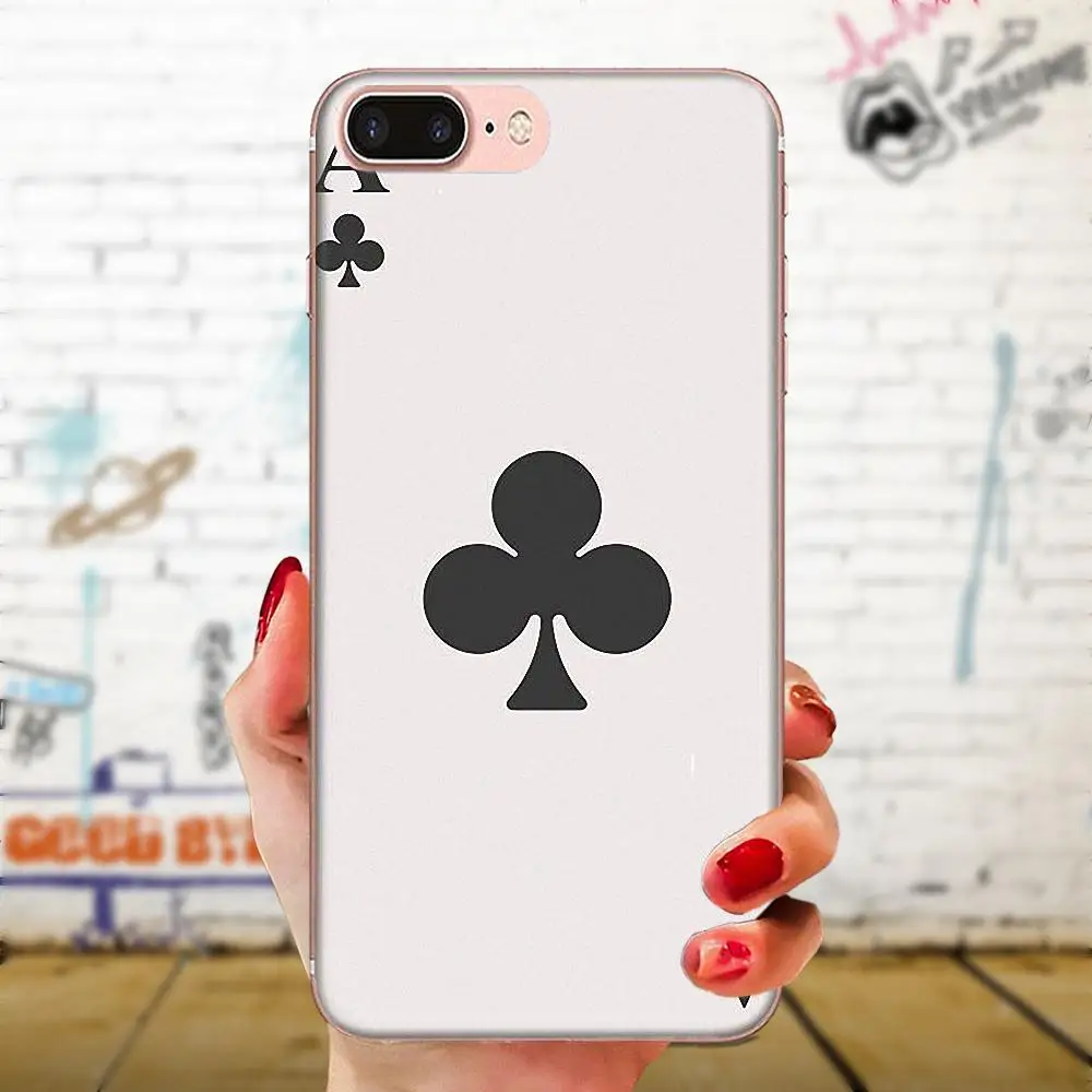 Роскошные личности обои покер для Xiaomi Redmi Note 2 3 3S 4 4A 4X5 5A 6 6A Pro Plus Мягкий из ТПУ