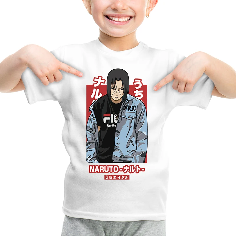 

Naruto Fashion T Shirt for Children Boy Girls Short Sleeve T-Shirt Tee Tops for Kids Costume Summer Clothes Cool Clothing Shirts