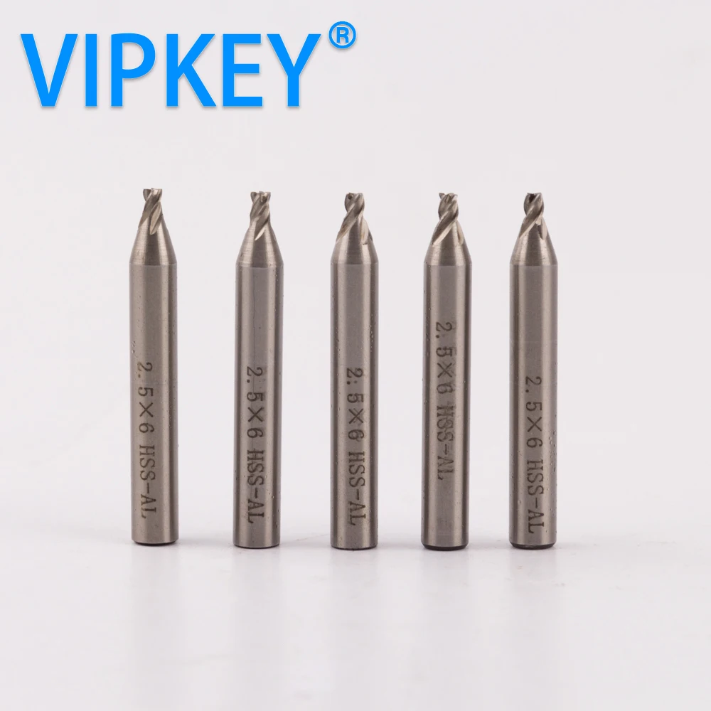 Концевые фрезы из быстрорежущей стали 2 5 мм для вертикальных ключей копия