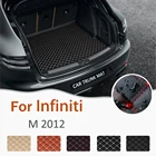 Напольные коврики для багажника Infiniti M 2012, подкладка для груза, подкладка для багажника автомобиля, аксессуары для коврика для багажника