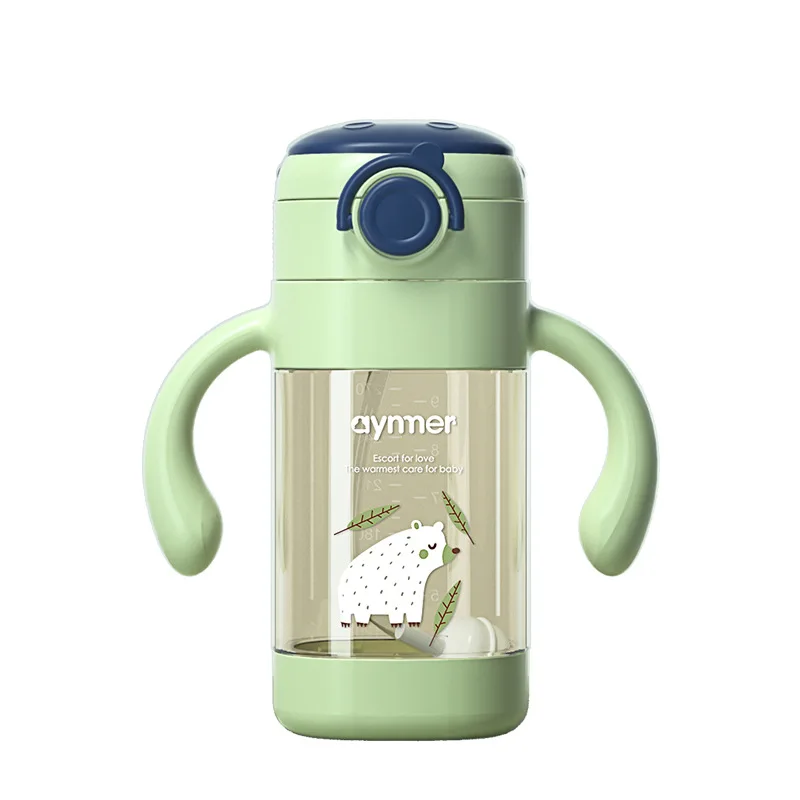 

Gourde Enfant Sippy Cup With Sstraw Children's Water Cup PPSU High Temperature Mickey Princess Baby Starbucks Cute