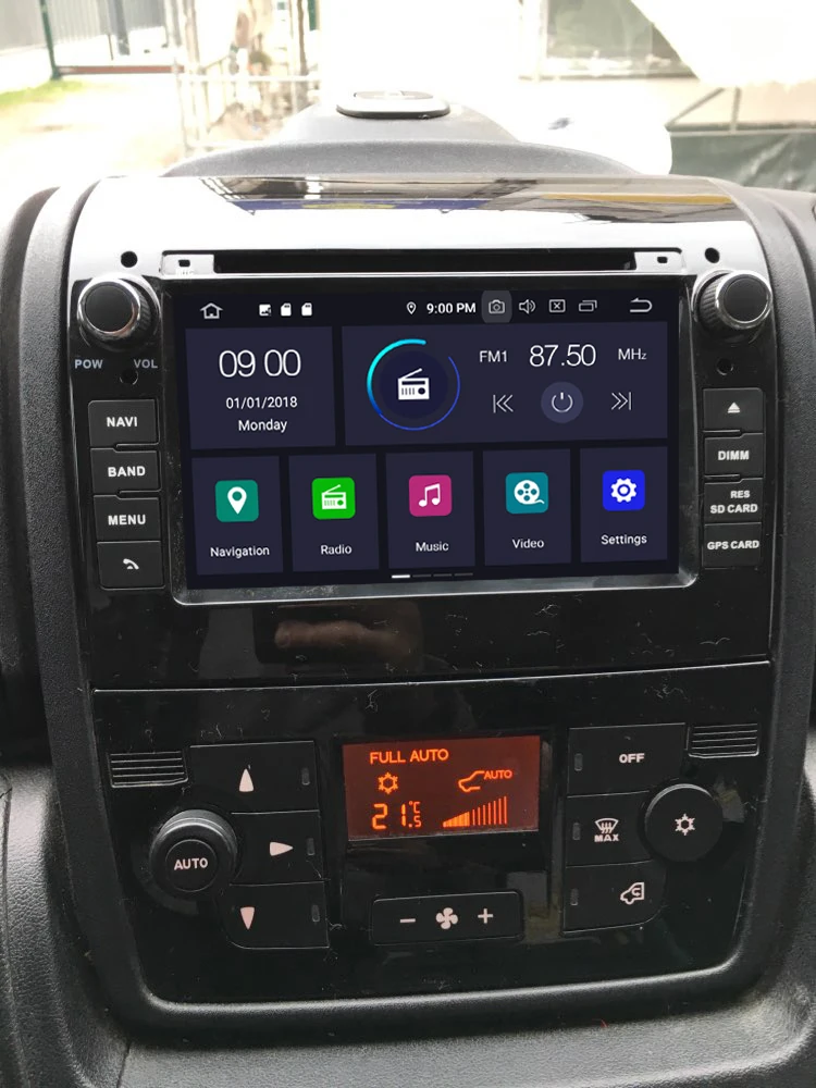 Автомобиль Android 9,0 DVD gps плеер для FIAT Ducato 2011- CITROEN JUMPER PEUGEOT BOXER радио 4 Гб+ 64 Гб BT навигационная карта DAB+ Wifi