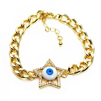 micro zircon bracelet hand bracelets magic eye push and pull adjustable bracelet stars chain link jewelry accessories