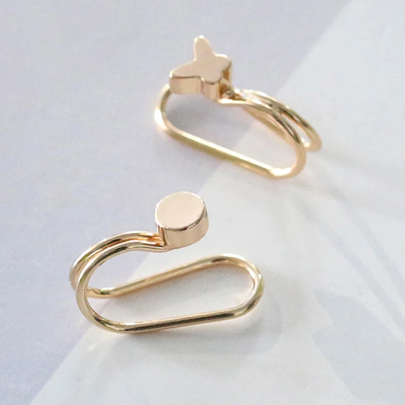 1 шт. U образные серьги клипсы для пирсинга|Серьги-клипсы| |