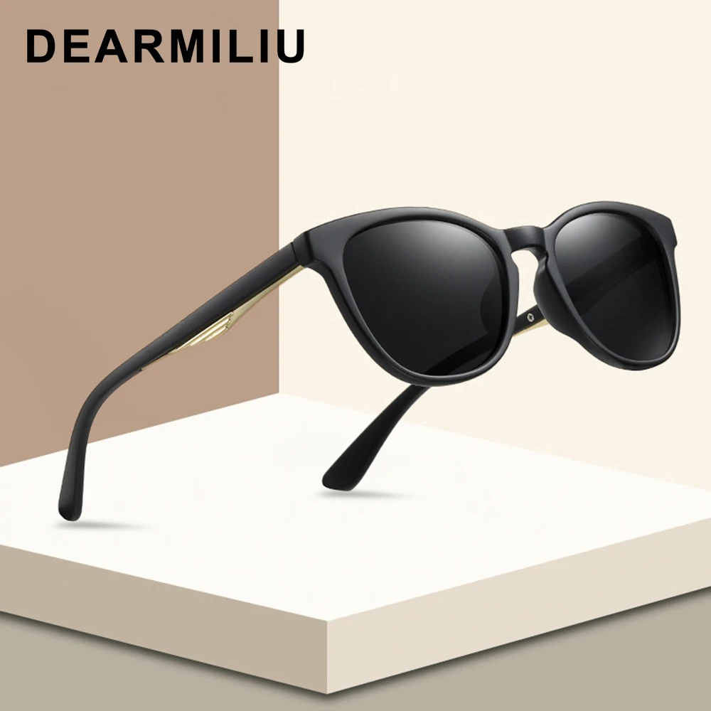 Женские очки-авиаторы DEARMILIU поляризационные очки в оправе кошачий глаз с линзами
