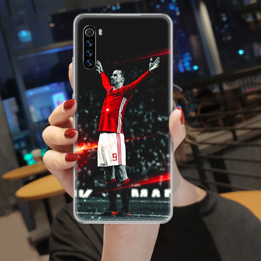 

Zlatan Ibrahimovic football soccer 9 Phone Case cover For XIAOMI Redmi Note 3 4 4X 5 6 7 8 9 Pro T S max transparent shell