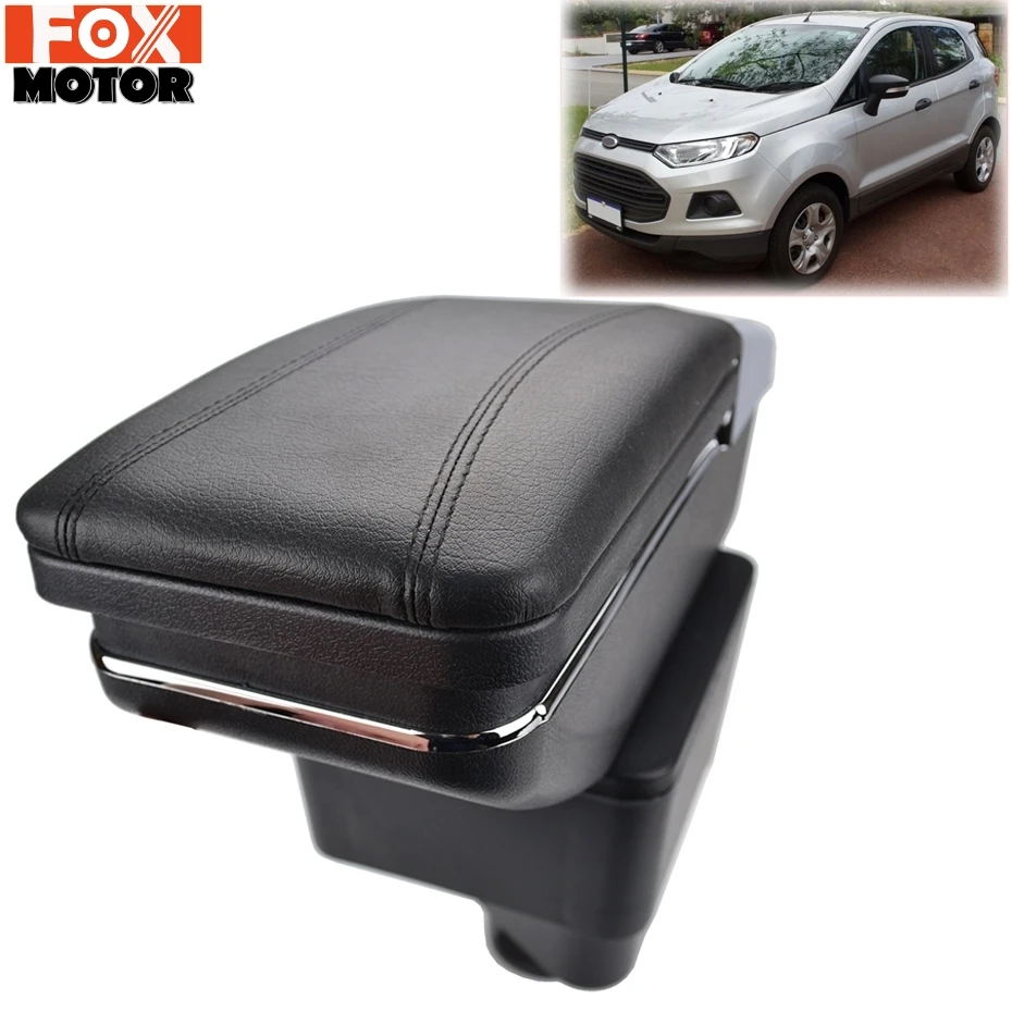 Для Ford Ecosport 2013 2017 коробка для хранения подлокотник 2014 2015 2016 Центральная консоль