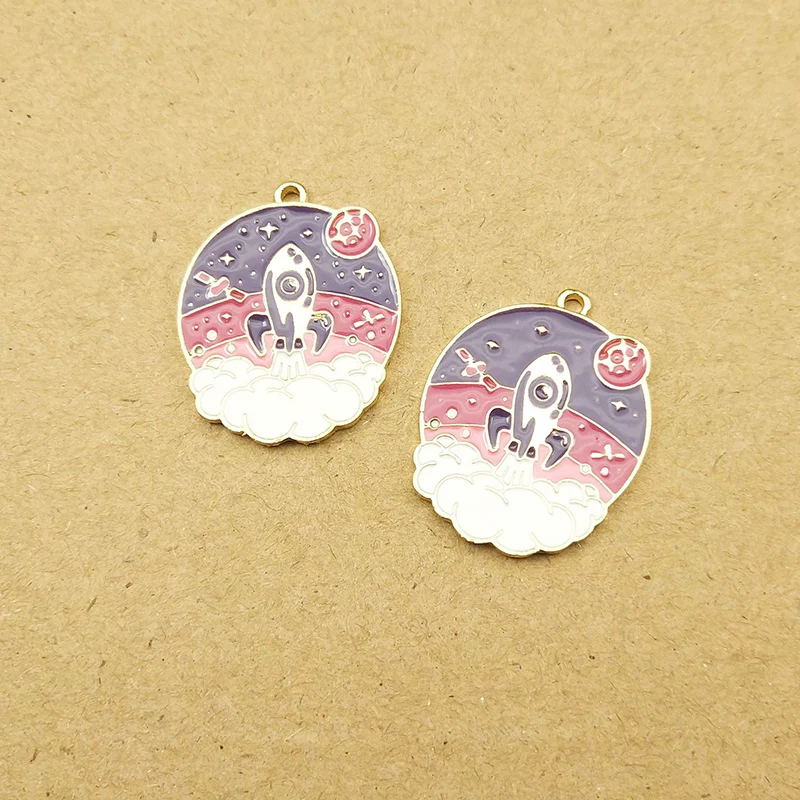 10 шт./пакет пусковые установки для ракет пространство дизайн эмаль подвески