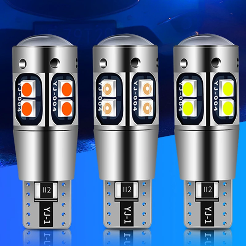 2x автомобильная лампа t10 w5w 3030 10smd для Toyota Corolla Avensis Yaris Rav4 Auris Hilux Prius Camry Celica C HR Ipsum
