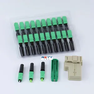 SC APC Fiber Optic Fast Connectors Single Mode SC UPC Fiber Optic Quick
Connectors Mechanical Adapter for FTTH CATV Network