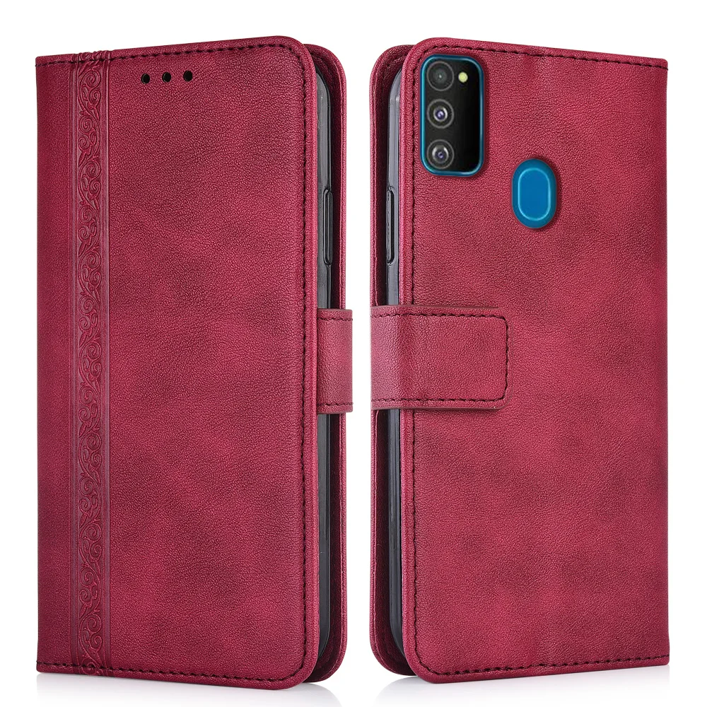 

Роскошный кожаный чехол-книжка с откидной крышкой для Samsung Galaxy M30s