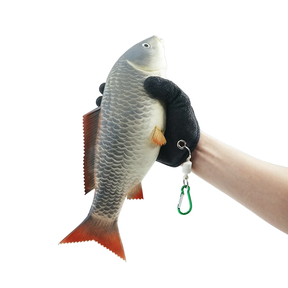 

Fishing Catching Gloves Antiskid Protect Hand from Puncture Scrapes Waterproof Fisherman Professional Catch Fish and with Magnet