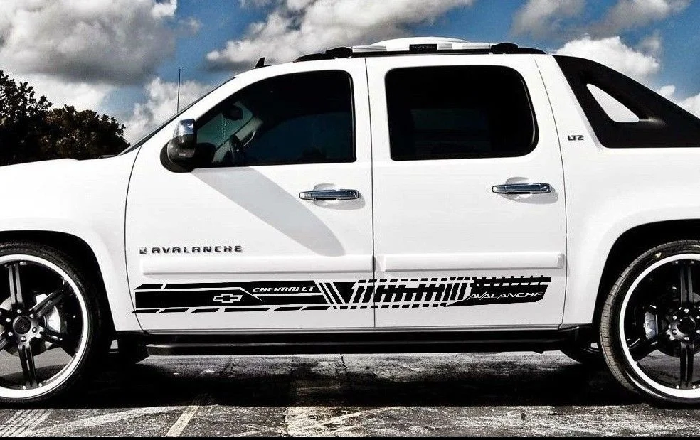 

Наклейка для боковой двери в полоску, 1 набор/2 шт.