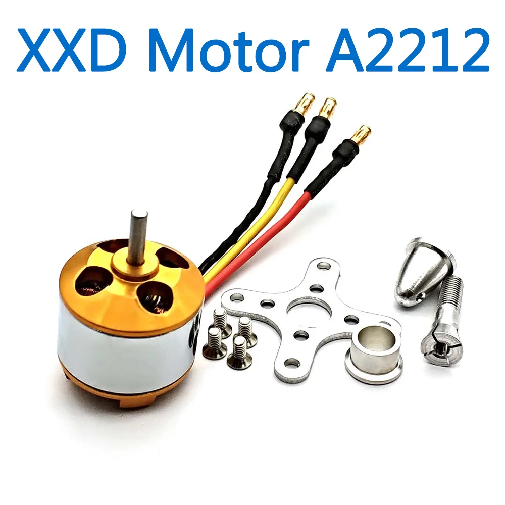 Бесщеточный двигатель A2212 930KV 1000KV 1400KV 2200KV 2450KV для РУ самолета мультикоптера