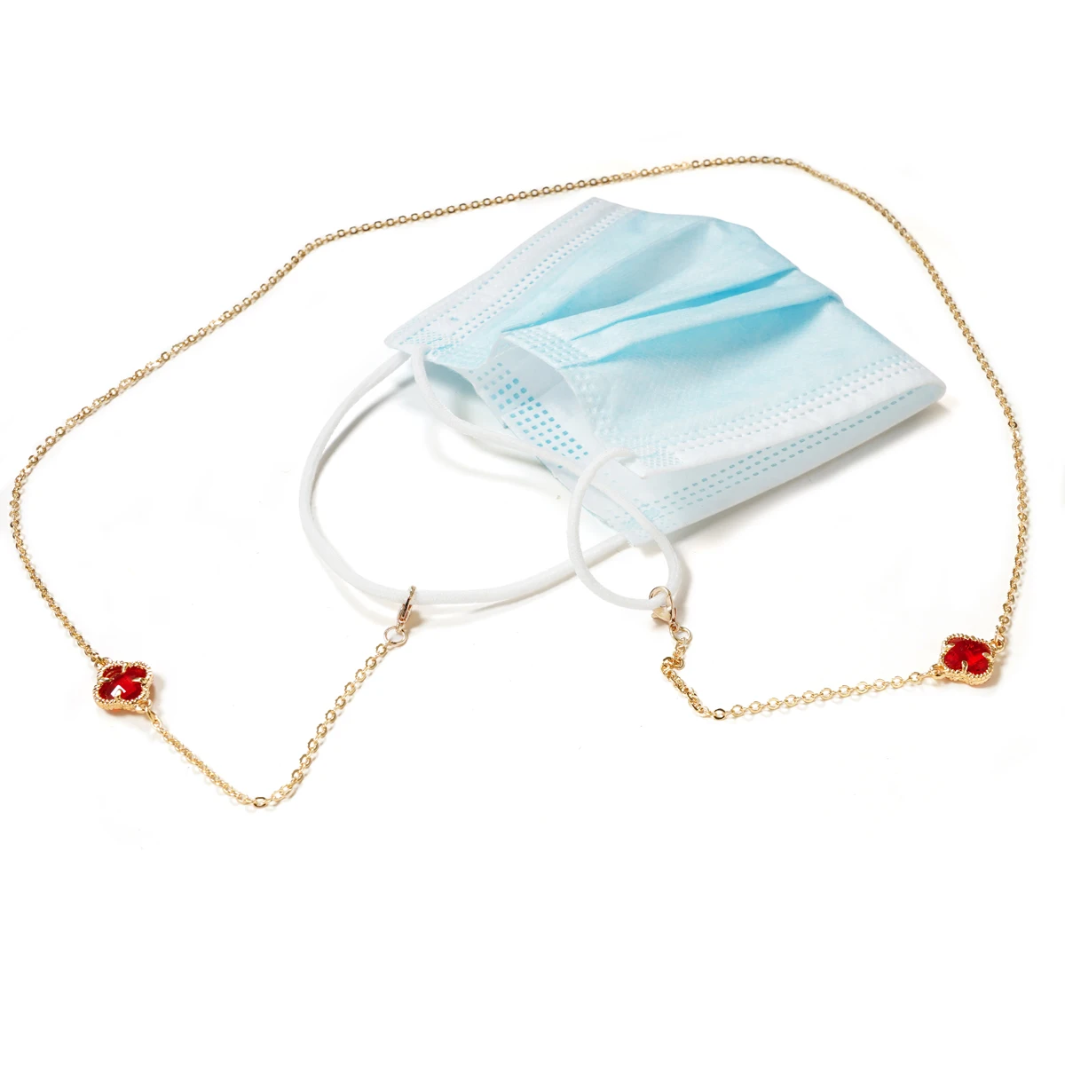 

Chichain Fashion Chic Womens CopperSunglasses ChainsCrystalBeaded ReadingGlasses Chain Eyewear Cord Lanyard Necklace