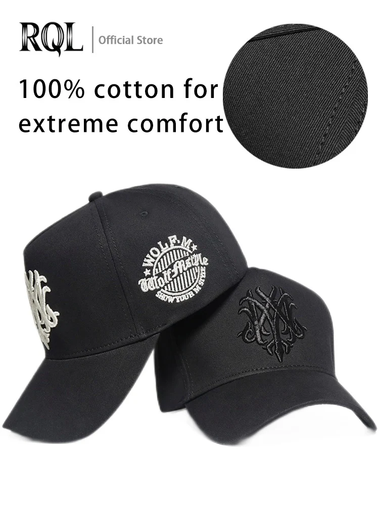 Кепка мужская с вышивкой хлопковая бейсболка для рыбалки и активного отдыха