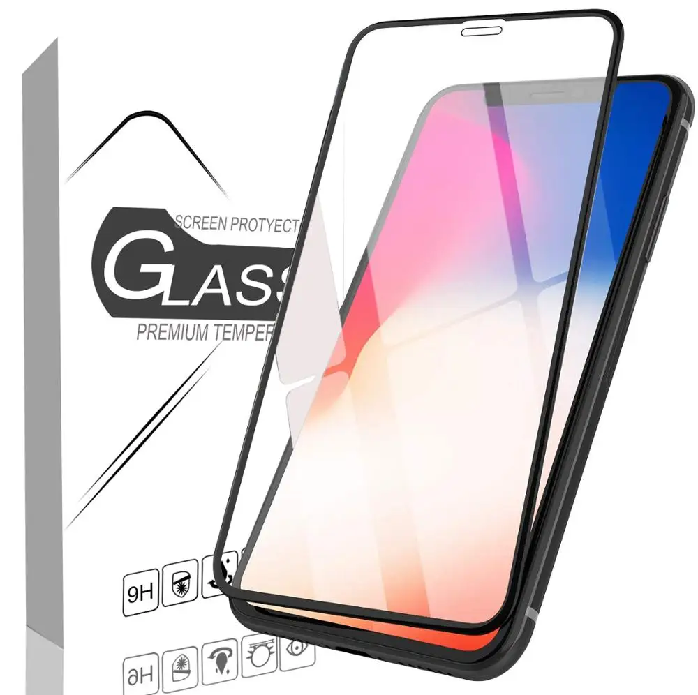Закаленное стекло для iPhone 8 7 Plus XR 11 Pro Max SE 2020 9H с полным покрытием XS MAX Phone |