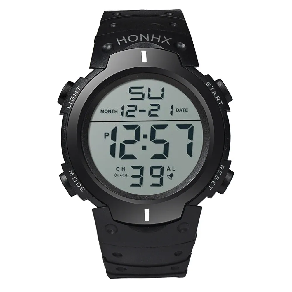 

Male Watch Man Watches Men Mechanical Wristwatc Fashion Waterproof Men's Boy Lcd Digital Stopwatch Date Rubber Sport Wrist Watch
