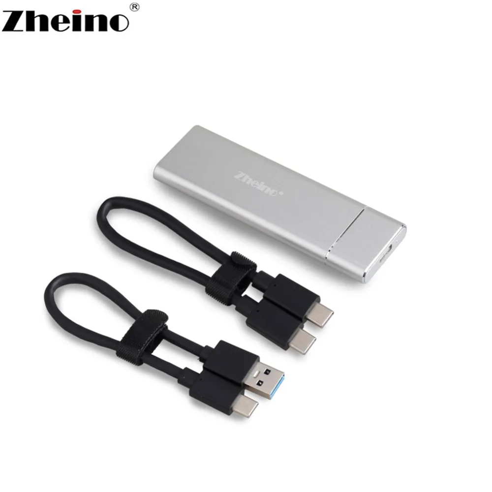 Zheino M.2 портативный SSD NGFF Диски Тип C OTG кабель внешний алюминиевый твердотельный жесткий диск