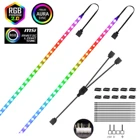 Материнская плата RGB Адресуемая WS2812b светодиодная полоса для ПК чехол, для ASUS Aura SYNC,MSI Mystic светильник SYNC,RGB Fusion 2,0, 3-контактный разъем