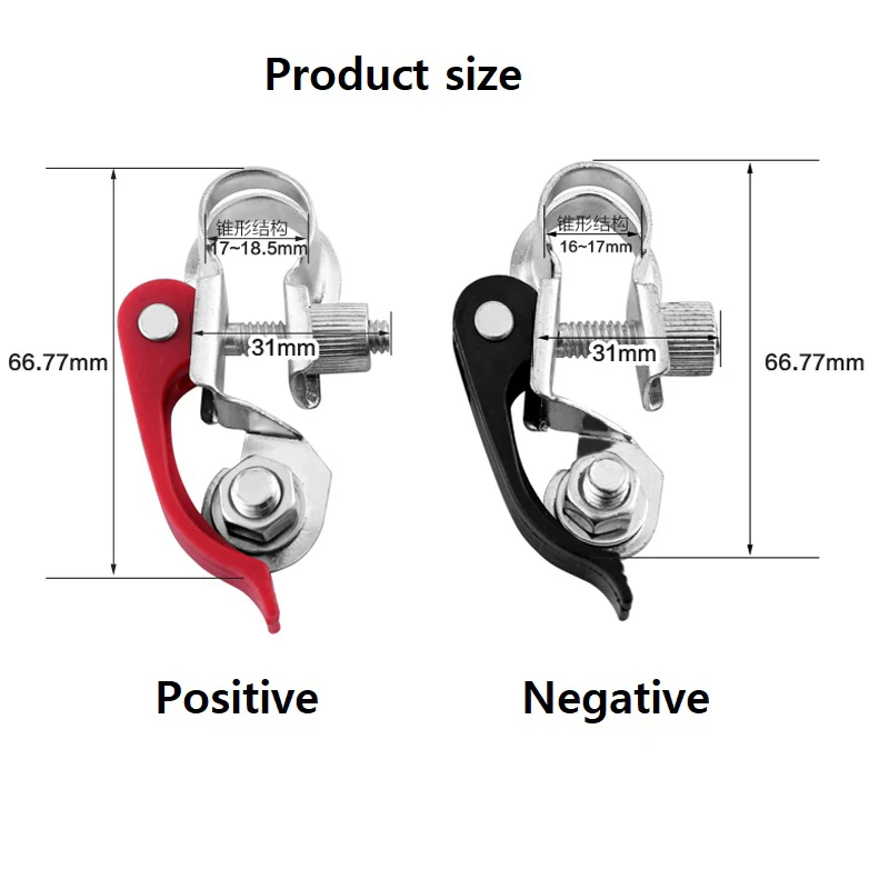 

High-Quality Copper Car Battery Terminals Quick Clamp Terminals with 4pcs Copper Lug Battery Switch