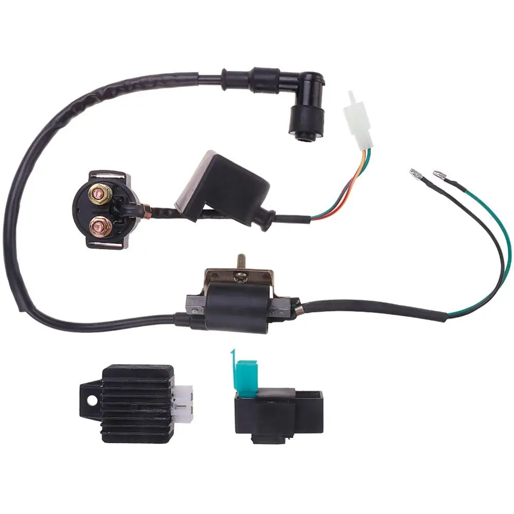 Катушка зажигания CDI Регулятор выпрямителя комплект реле подходит для