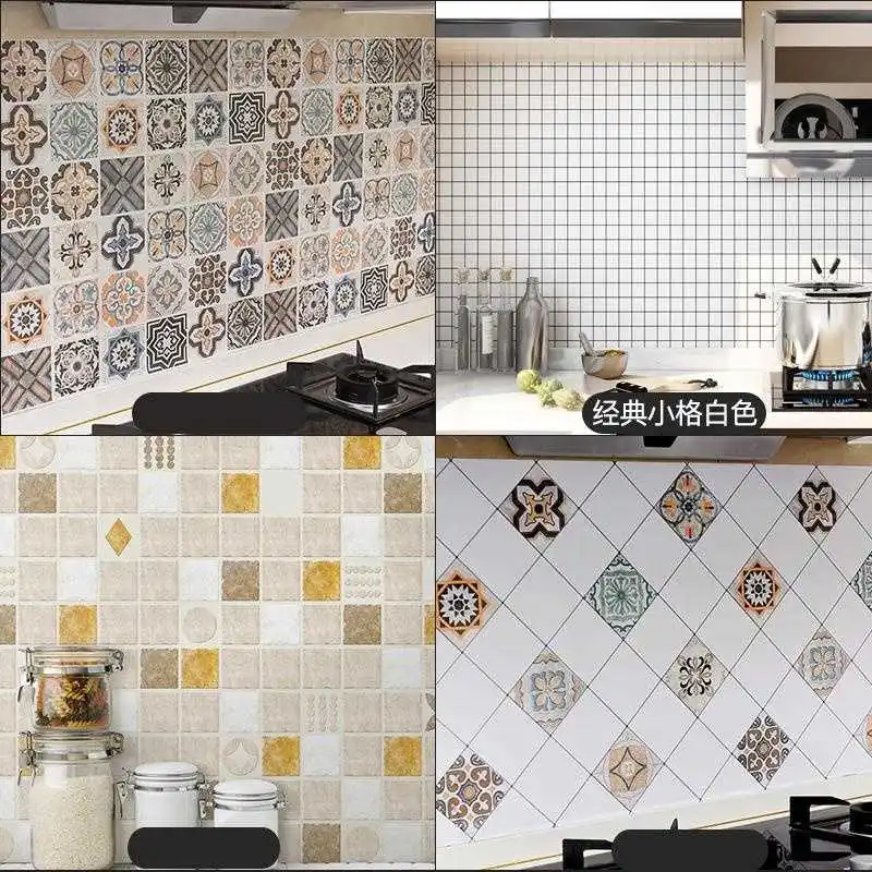 

Walpaper for Living Room Waterproof Wall Paper Home Decor Parede De Pared Papier Peint Papel Tapiz Oil Proof Kitchen Wallpaper