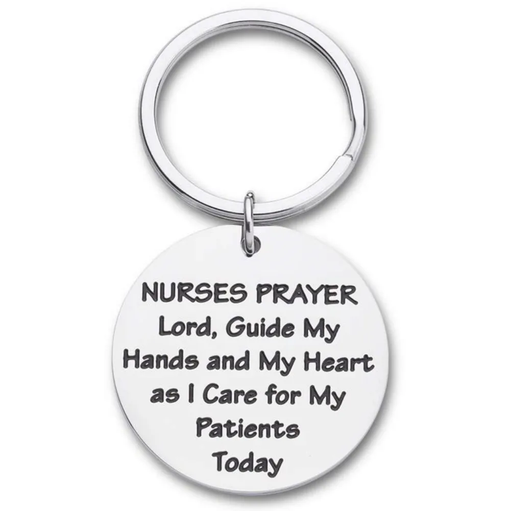 

Nurse Graduation Keychains Gifts for Women Men Nurses Prayer Key Chain Nursing Gifts for Nursing Students Nurses Practitioner