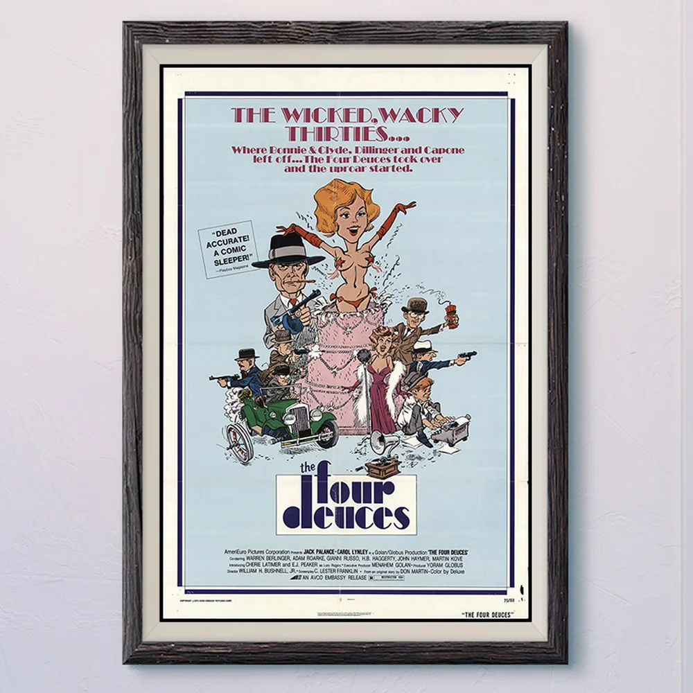 

N435 THE FOUR DUCES Vintage Classic Movie Wall Silk Cloth HD Poster Art Home Decoration Gift