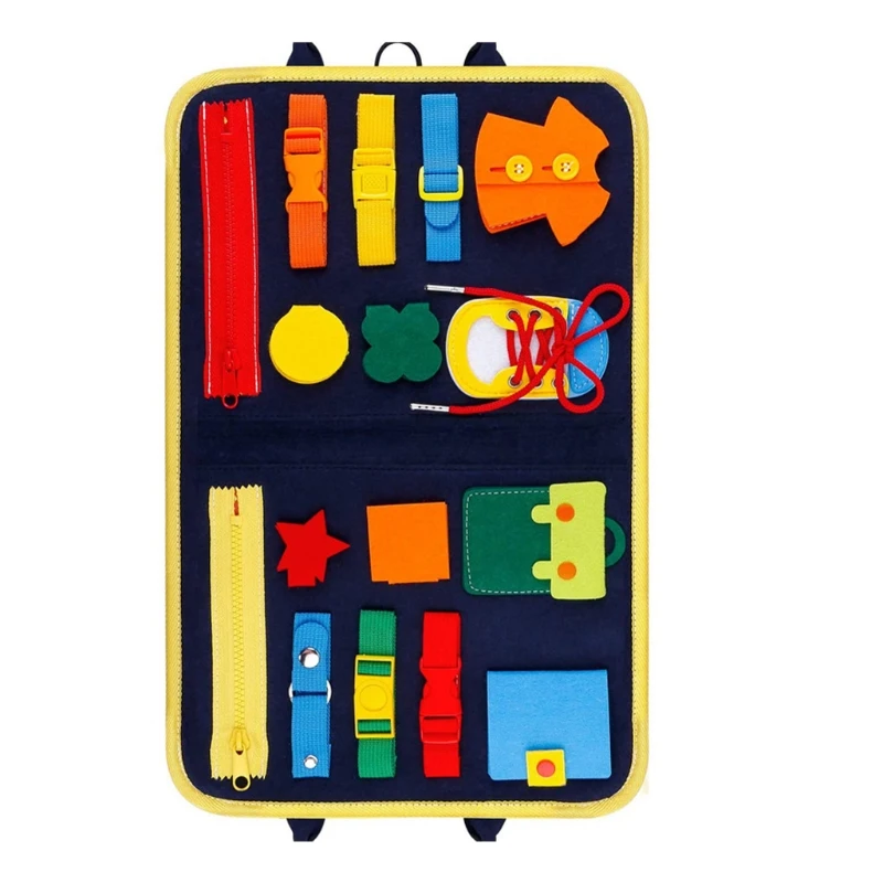 

50LE Educational Toy Dressing Game Set Children's Brain Game Kinderganten Lovely Dressing Develop Basic Skills Felt Made