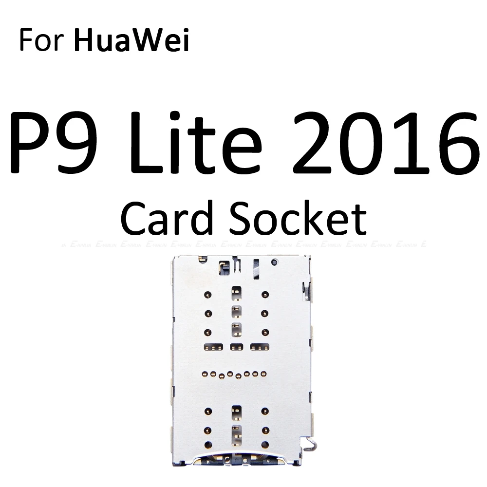 Micro SD контейнер гнездо держатель Слот Разъем Sim-карта Лоток Для HuaWei P9 Lite Mini IP03