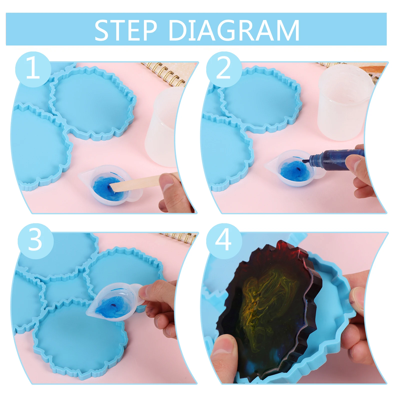 

Каучуковые формы, 2 шт. силиконовые подставки для хранения