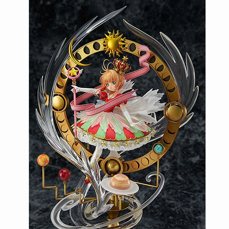 

Sakura Kinomoto Stars Bless You Cardcaptor Sakura Action Figure Anime Oversized PVC Collection Model Dolls Toys for Gifts 44cm