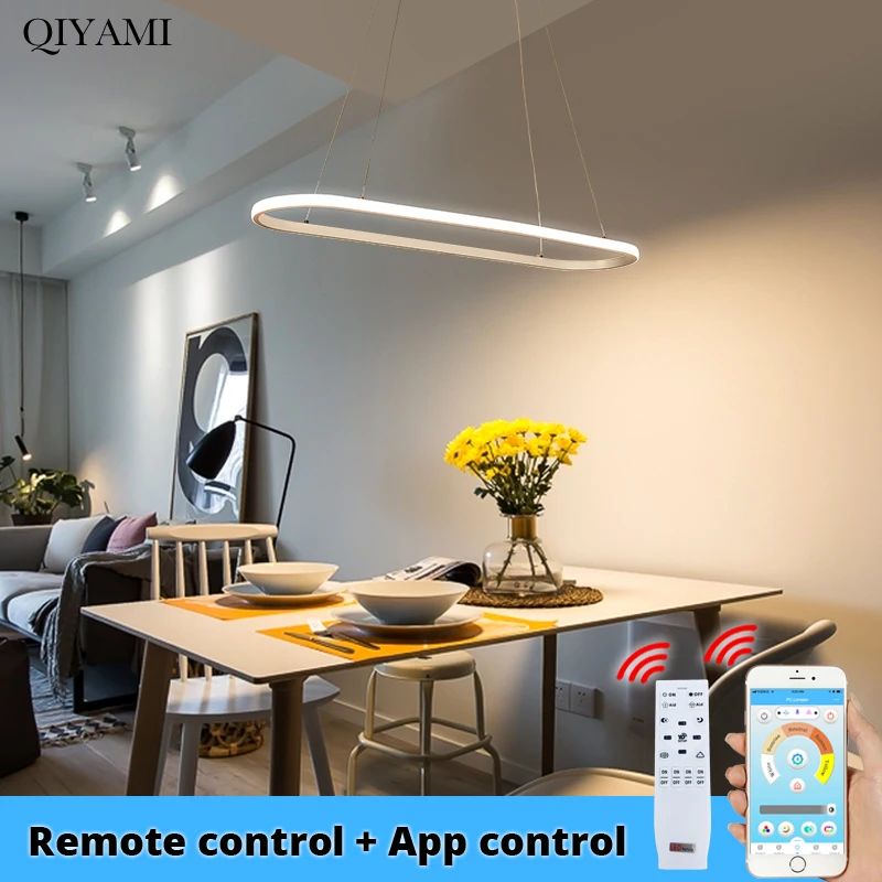 Современная новая светодиодная люстра освещение для столовой спальни кухни