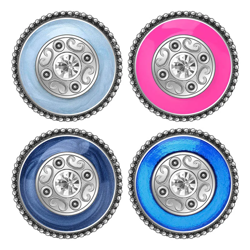 KZ3626 новые круглые цветные узоры в простом стиле 18 мм кнопки подходят для самостоятельной сборки 18 мм осветительный подарок