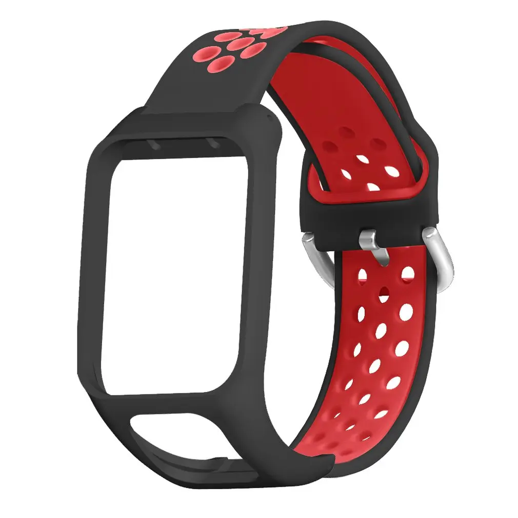 Twee-color Siliconen наручный ремешок Horloge для TomTom Runner 2 3 Spark GPS фитнес-трекер сменный |